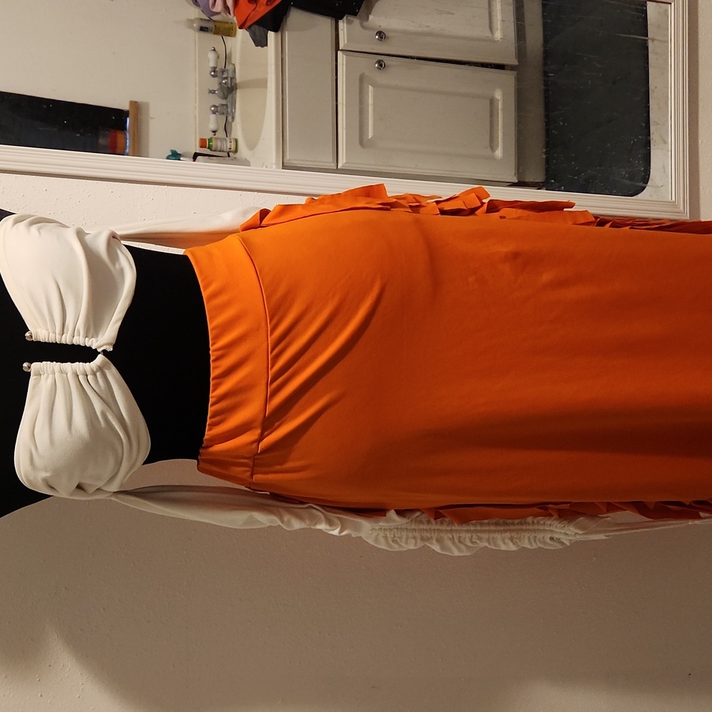 Orange skirt